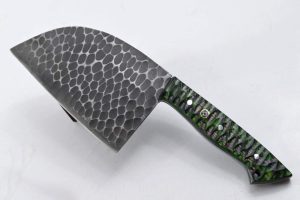 Beautiful Blackish Steel Cleaver