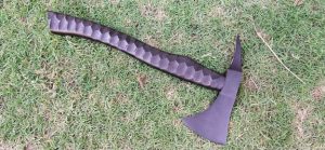 Full Black Wood Axe