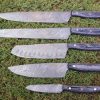 Black Wood Handle Chef Set