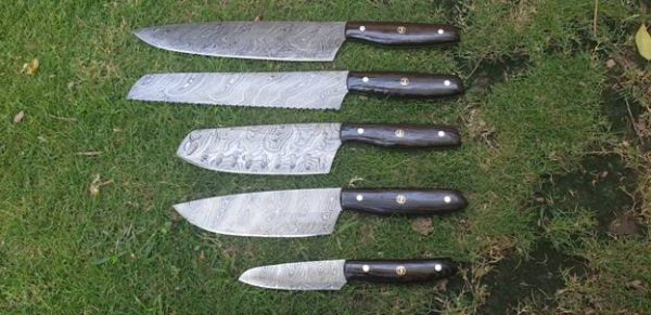 Wenge Wood Handle Chef Set