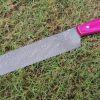 Pink Wood Handle Chef Set