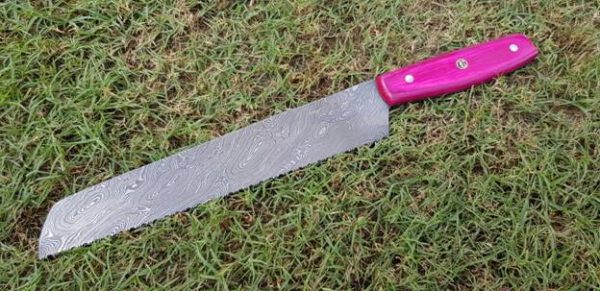 Pink Wood Handle Chef Set