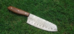 Rose Wood Santoku Knife