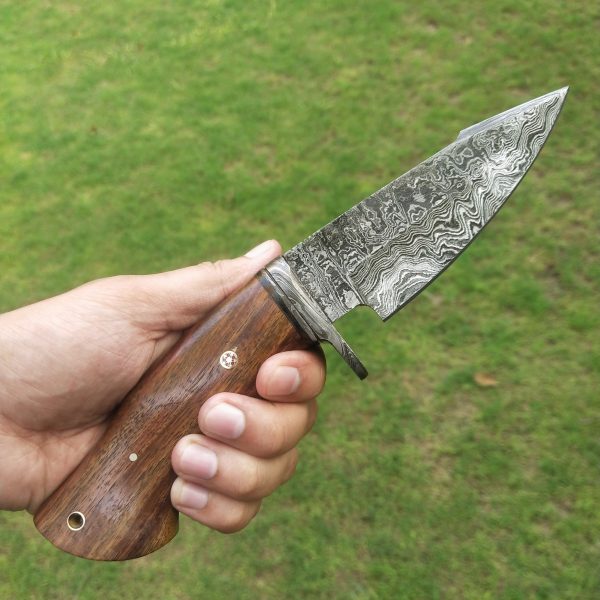 New Beautiful Handmade Rose Wood Bowie Knife