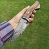 New Beautiful Handmade Rose Wood Bowie Knife