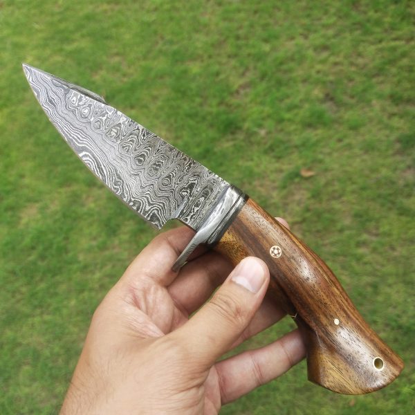 New Beautiful Handmade Rose Wood Bowie Knife