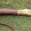 Paw Engraved Head Axe with Beautiful Ash Wood Handle