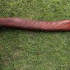 Red Colored Engraved Head Axe with Beautiful Ash Wood Handle