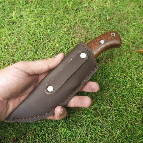 II-6 Hunting Skinning Pack Knife Solid and Beautiful Rose Wood Handle