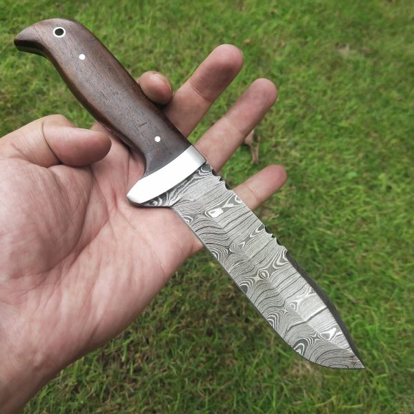 II-1 Hunting Skinning Pack Knife Solid and Beautiful Rose Wood Handle