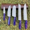 Purple Resin Handle Chef Set