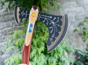 Leviathan Axe with Rose Wood Handle God of War Axe