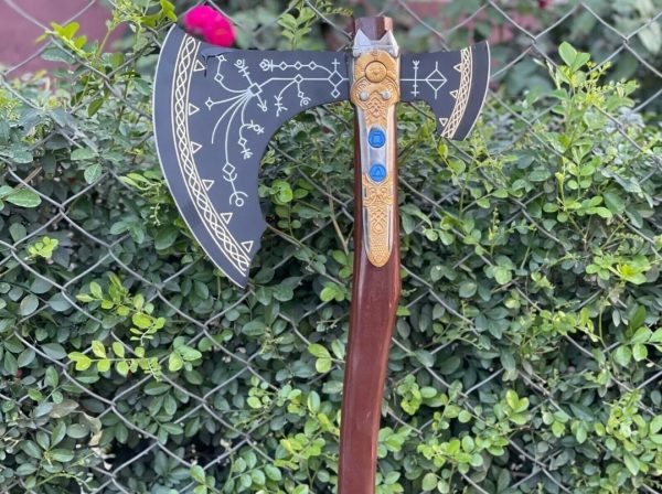 Leviathan Axe with Rose Wood Handle God of War Axe
