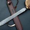 G2 Hand Forged Damascus Steel Sword with Rose Wood Handle