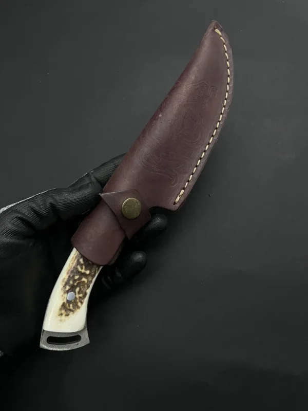 Deer Antler Bushcraft Knife