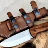 Hunting Knife 5''Blade/10''Full-Tang Fixed Blade Rosewood Handle Knife