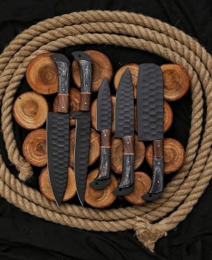 Five Carbon Steel Knives Chef set