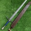 WhatsApp Image 2025-09-28 at 11.45.12 AM (1) Damascus steel longsword with elegance