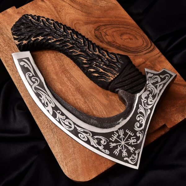 Single Handed engraved Axe for gift